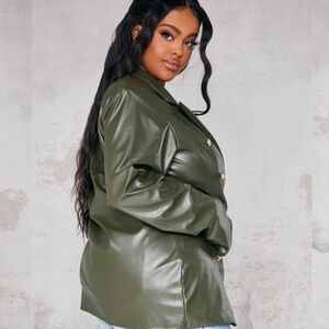 Pretty little thing Womens Brand New Faux leather Jacket